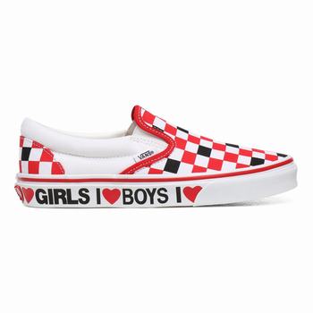 Damske Slip On Tenisky Vans I Heart Classic Čierne/Biele VA26XQPSO